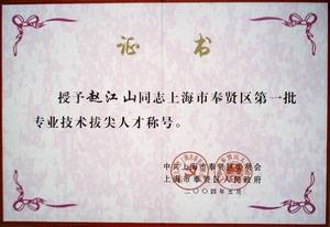 专业技术拔尖人才称号